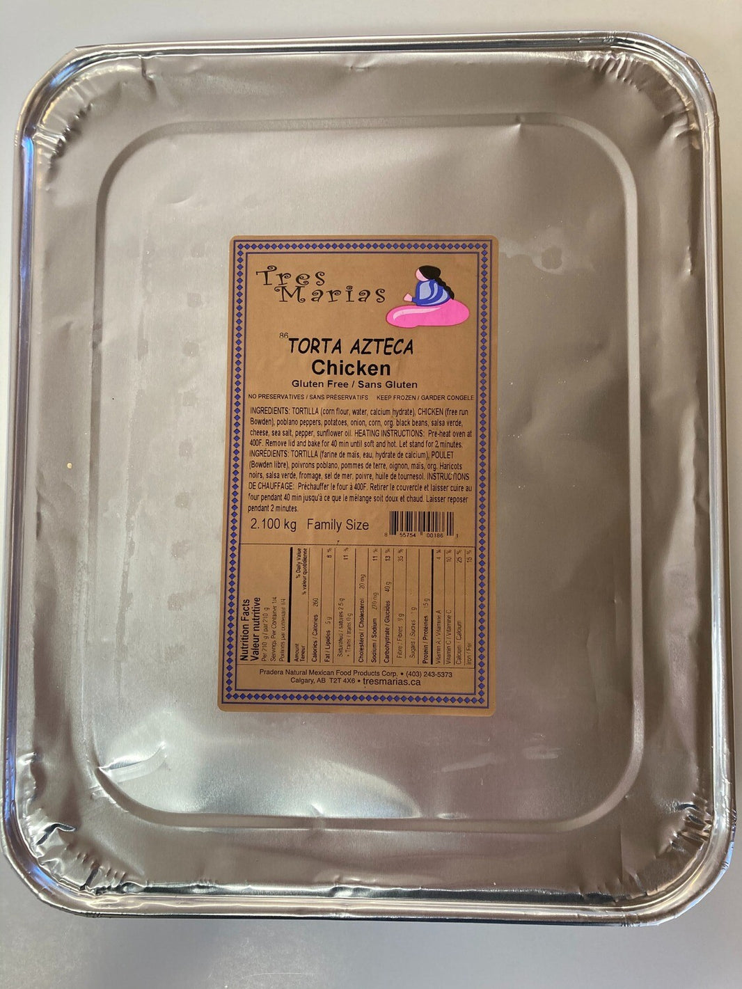 Torta Azteca Chicken-Medium Spicy Family 2.100 kg