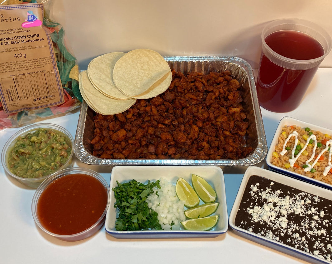 Taco Tray Fiesta Family Pack- Carne Asada (Beef)