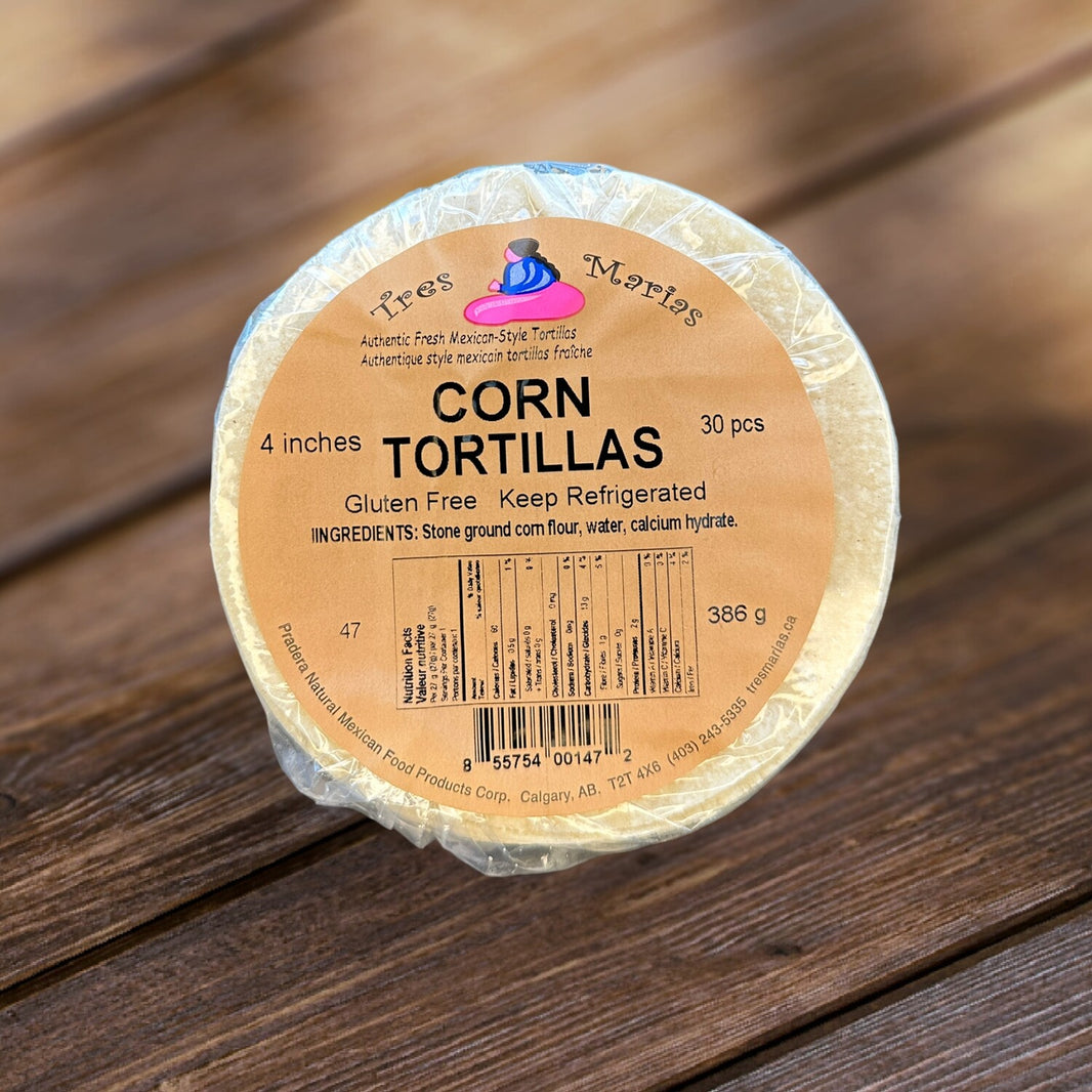 Tres Marias Corn tortillas 4" 30 pcs