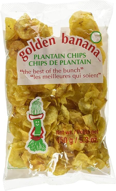 Golden Banana plantain chips