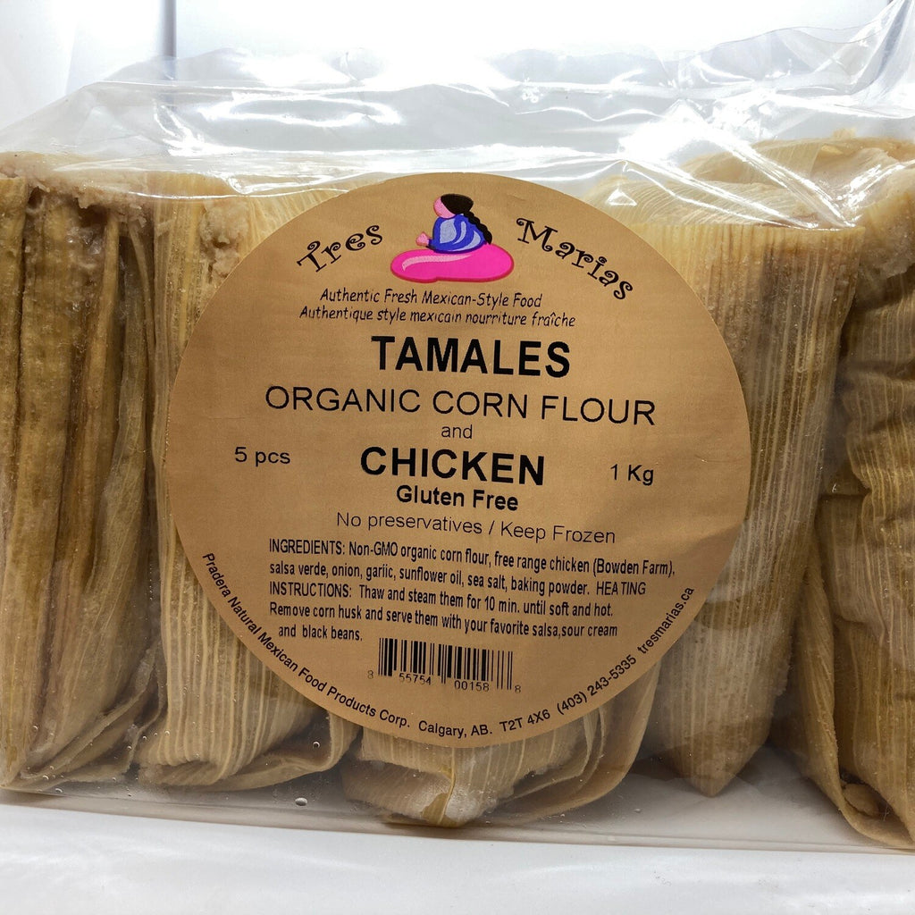 Buy Tres Marias Tamales Organic corn flour & Chicken w salsa verde in ...