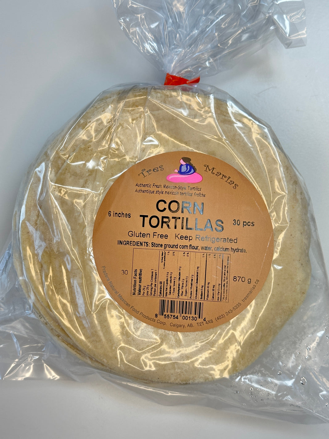 Tres Marias Corn tortillas 4"  90 pcs