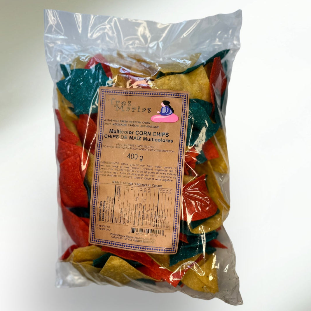 Multicolor Corn Chips